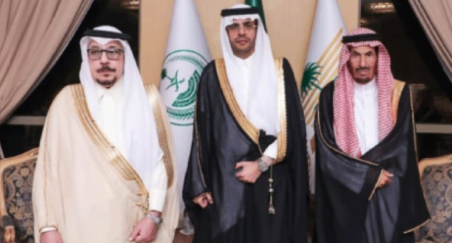 القضيبي وابن زرعة يزفان الرائد مشاري