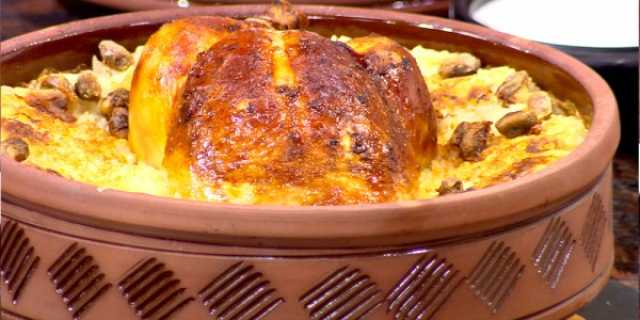 طريقة عمل طاجن الأرز المعمر بالدجاج