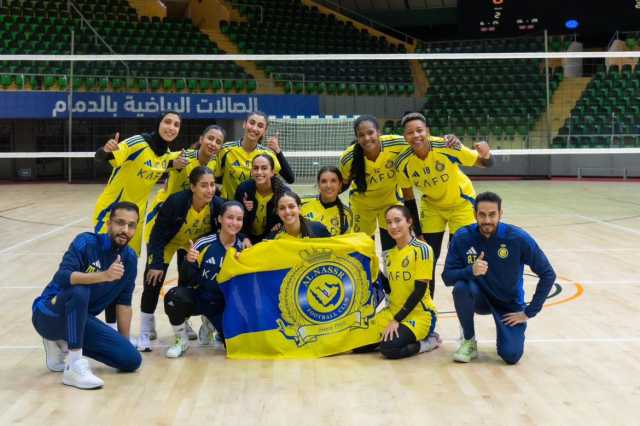 سيدات النصر يتوجن بالمرحلة الأولى من دوري الطائرة