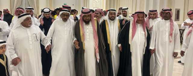 الحداد وخضير يحتفلان بزفاف ريان