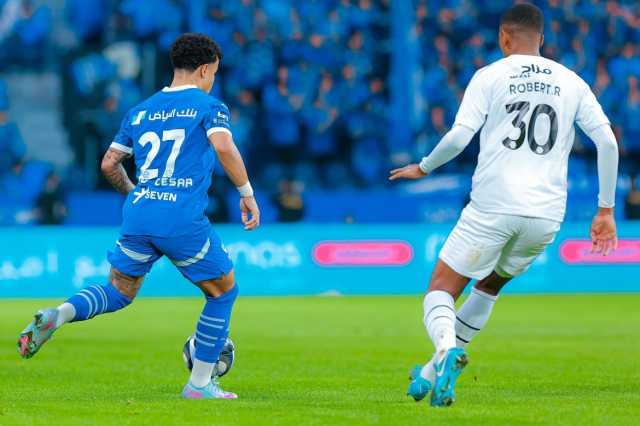شاهد| تعادل الهلال والشباب في ديربي الرياض