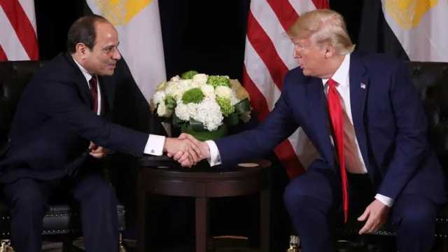 الرئيس الأمريكي: أجريت مكالمة مع السيسي وناقشنا التقدم المحرز ضد الحوثيين