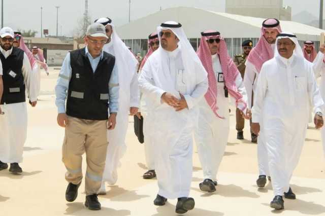 نائب أمير مكة يتفقد المشاعر المقدسة للتأكد من جاهزيتها لموسم الحج