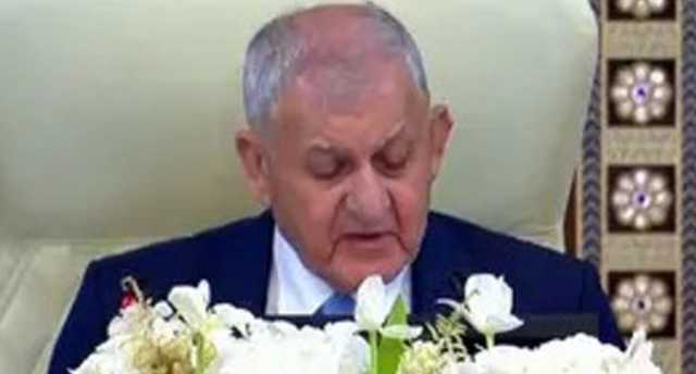 الرئيس العراقي يدعو إلى تغليب الحلول السياسية