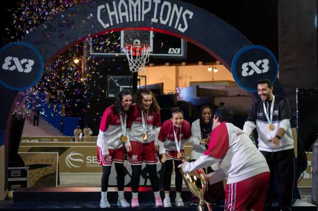 “العلا وجدة يونايتد والأهلي” يتوجون بذهب 3×3 للسلة