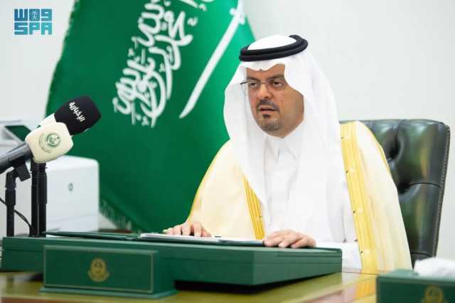 أعلن نجاح الحج.. نائب أمير مكة: المملكة قيادة وحكومة وشعبًا تفخر بخدمة المقدسات وقاصديها