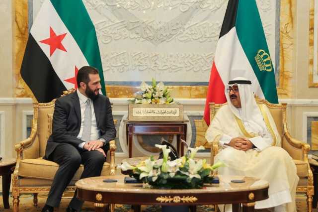 أمير دولة الكويت والرئيس السوري يترأسان جلسة مباحثات رسمية بين البلدين