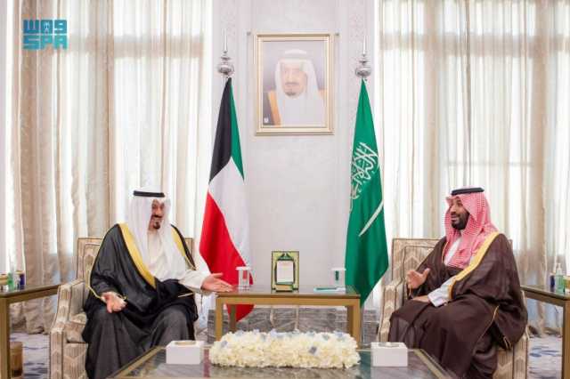 ولي العهد ورئيس الوزراء الكويتي يستعرضان العلاقات التاريخية وأوجه التعاون الثنائي