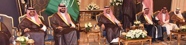 بحضور الأمير سعود بن مشعل .. العتيبي يحتفل بزواج إبنيه فايز وفواز