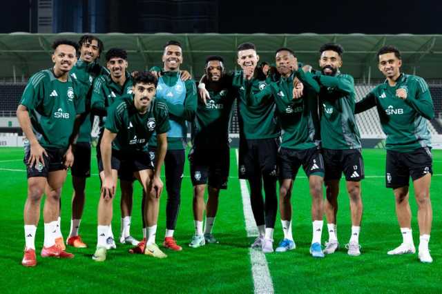 الأخضر يدشن تدريباته استعداداً لمواجهة الصين ضمن تصفيات كأس العالم