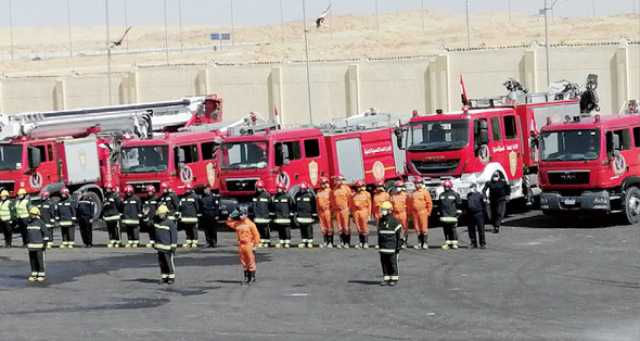 الدفاع المدني ينظّم معرضًا متزامنًا مع بطولة العالم لرياضة الإطفاء والإنقاذ