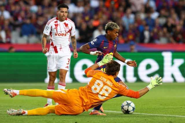أبطال أوروبا| برشلونة يدك شباك أولمبياكوس بسداسية