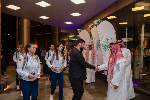 بعثة منتخب روسيا تصل إلى المملكة للمشاركة في بطولة العالم لرياضة الإطفاء والإنقاذ 2025