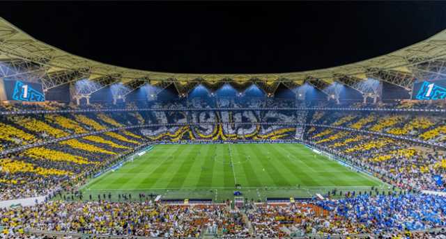 صوت الجماهير الاتحادية في مباراة الهلال يثير الجدل