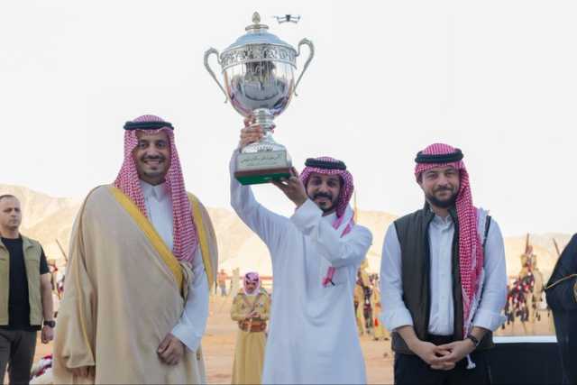 ولي العهد الأردني يتوج المنتخب السعودي بلقب كأس العرب للهجن