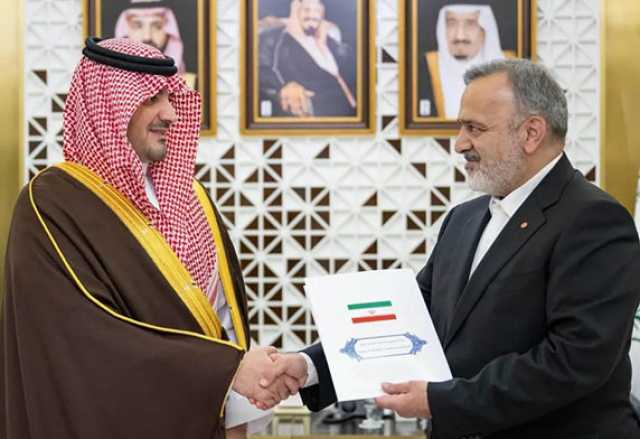 ولي العهد يتلقى رسالة خطية من الرئيس الإيراني