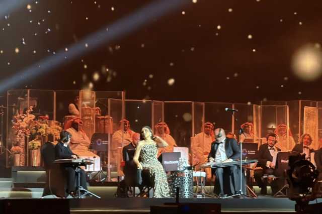 تألقت على مسرح أبو بكر سالم.. أنغام: هنا ألقى المحبة.. وموسم الرياض «يرفع الرأس»