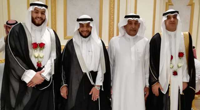 بغدادي يحتفل بزفاف سلطان ومعتز