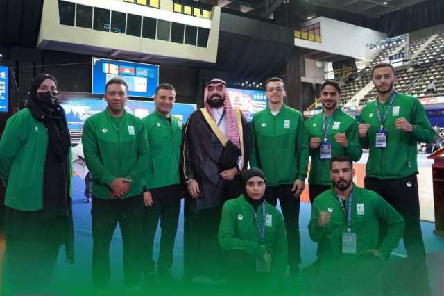 أخضر الملاكمة والركل يشارك في بطولة العالم للكيك بوكسينغ 2025