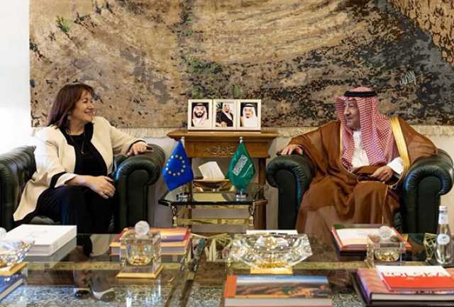 نائب وزير الخارجية والمفوضة الأوروبية يبحثان تعزيز التعاون