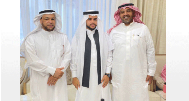 محمد وفواز يحتفلان بعقد قران سلطان