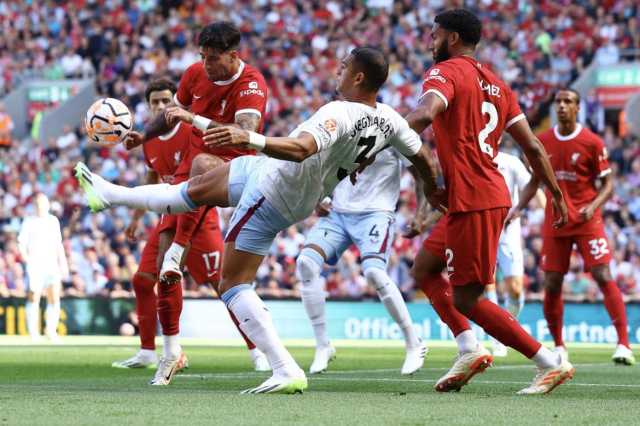 شاهد.. أهداف مباراة ليفربول وأستون فيلا (3-0)