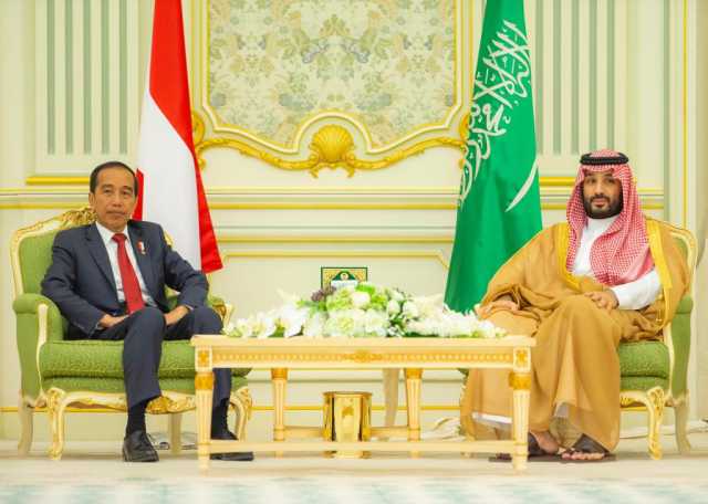 ولي العهد يستقبل رئيس إندونيسيا ويشهدان مراسم توقيع عدد من الاتفاقيات والمذكرات الثنائية