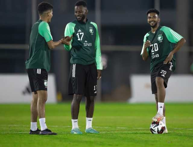 الأخضر يواصل إعداده للقاء الأردن ضمن التصفيات الآسيوية