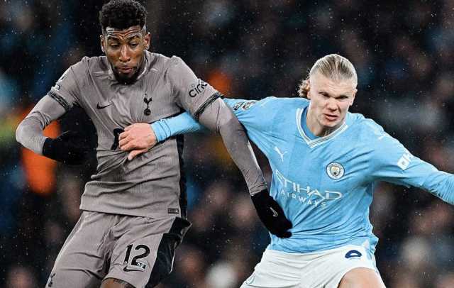 شاهد.. أهداف مباراة مانشستر سيتي وتوتنهام (3-3)