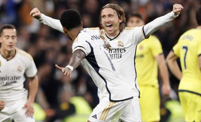 شاهد.. أهداف مباراة ريال مدريد وفياريال 4-1
