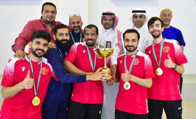 القادسية يصعد لدوري الدرجة الأولى لكرة الطاولة