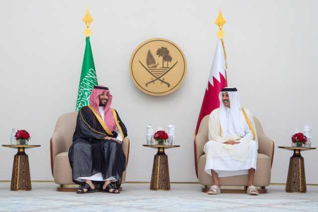 ولي العهد يصل إلى الدوحة لترؤس وفد المملكة في القمة الخليجية الـ 44