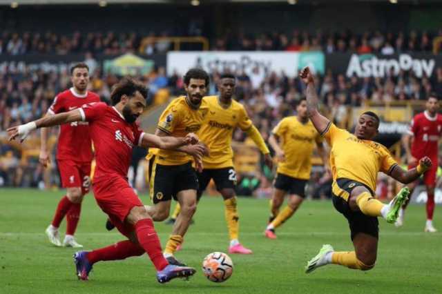فوز ليفربول على مضيفه وولفرهامبتون 3-1