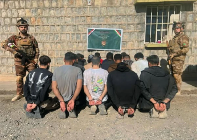 الاستخبارات العسكرية:إلقاء القبض على 19 إيرانياً متسللا في ديالى