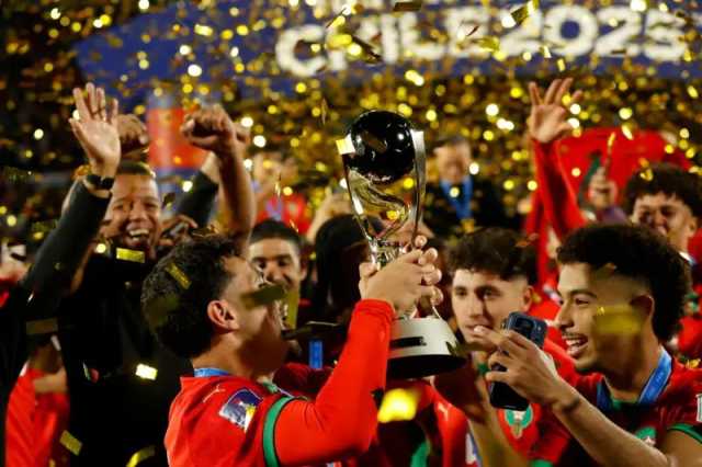 المنتخب المغربي لكرة القدم يتربع على عرش كأس العالم للشباب 2025
