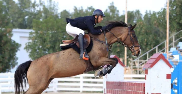 العراق في المركز السادس في فعالية القفز على الحواجز