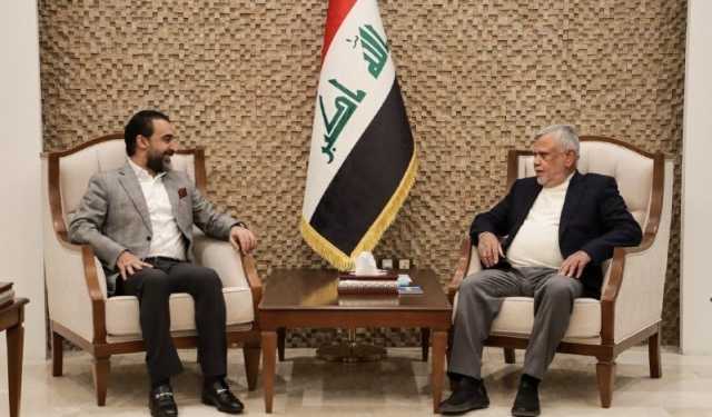 العامري والحلبوسي يبحثان توزيع حصص المناصب وفق الاستحقاق الانتخابي