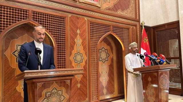 عُمان وإيران تؤكدان ضرورة وقف الحرب العدوانية وجرائم الإبادة في غزة 'فورًا'