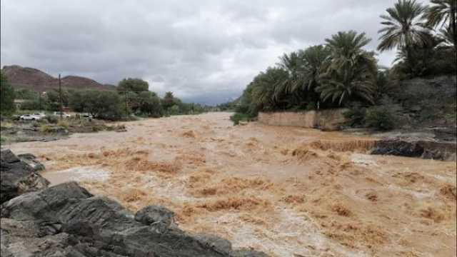 لم يحدث منذ سنوات.. ارتفاع مناسيب المياه في أفلاج بهلاء