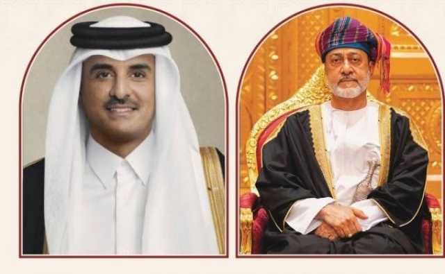 جلالة السلطان يهنئ أمير دولة قطر