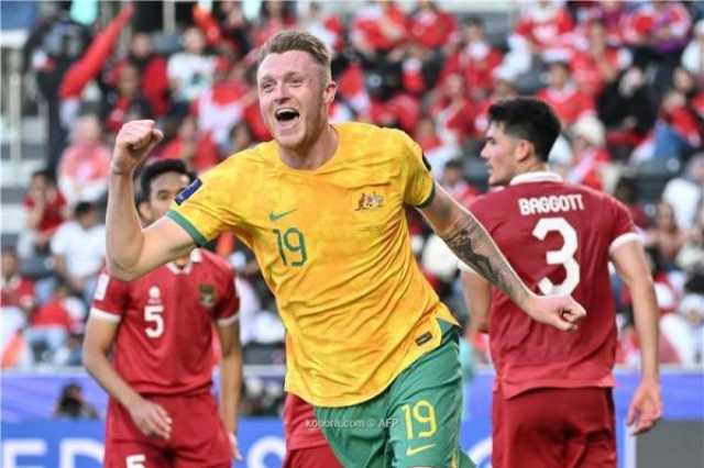 'الكنغر' الأسترالي يسحق أندونيسيا ويتأهل لدور الثمانية بـ'كأس آسيا'
