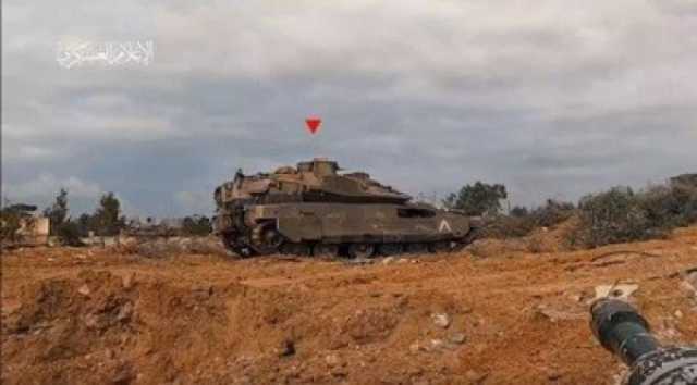 'القسام' تستهدف دبابة إسرائيلية شرق رفح الفلسطينية