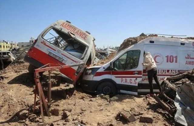الفيديو الكامل لجريمة الاحتلال بإعدام فرق الإسعاف والدفاع المدني في رفح
