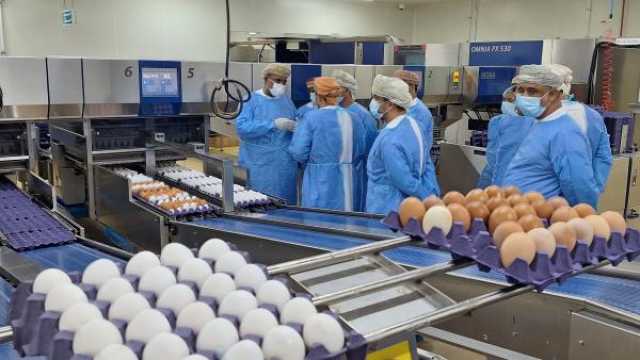 محافظ الظاهرة يزور مزرعة الخليج الدولية للدواجن بعبري