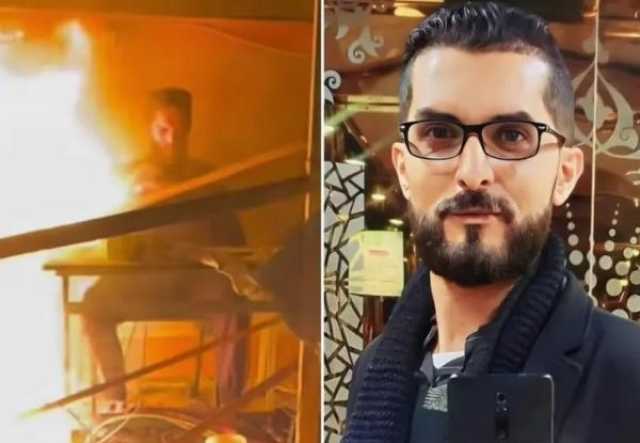 أحرقه القصف الإسرائيلي حيّا.. استشهاد الصحفي أحمد منصور بغزة (فيديو)