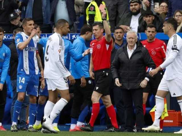 رغم طرد مبابي.. 'الملكي' يفوز على ألافيس بهدف يتيم