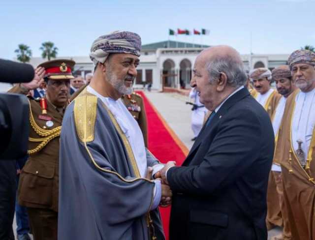 65 صورة تُبرز التغطية الشاملة لزيارة جلالة السلطان إلى الجزائر