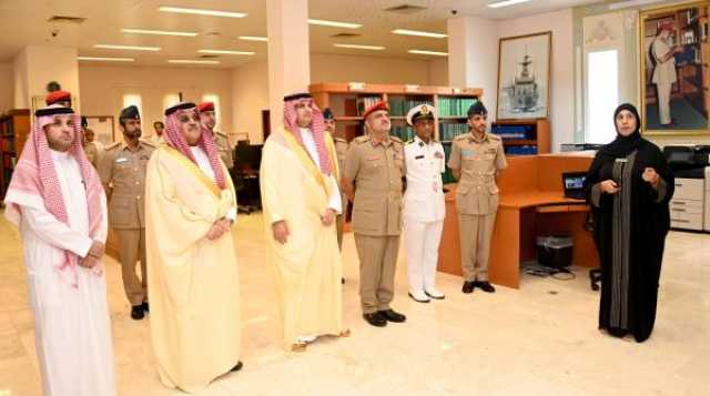 وفد جامعة نايف العربية للعلوم الأمنية بالمملكة العربية السعودية يزور كلية القيادة والأركان