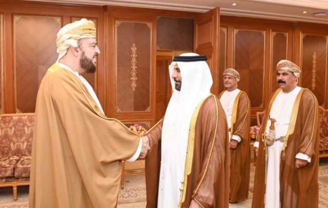 نيابة عن جلالة السلطان.. السيد أسعد يودع السفير الإماراتي