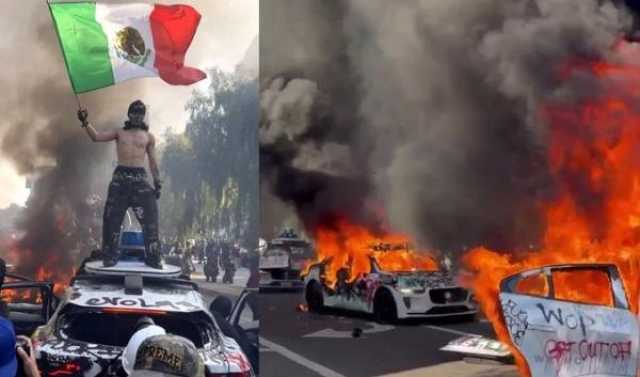 بالفيديو.. احتجاجات الغضب تزلزل لوس أنجلوس.. والسلطات المحلية تتحدى ترامب